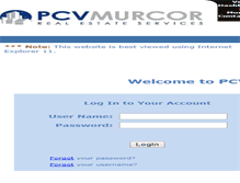 Tablet Screenshot of dashboard.pcvmurcor.com